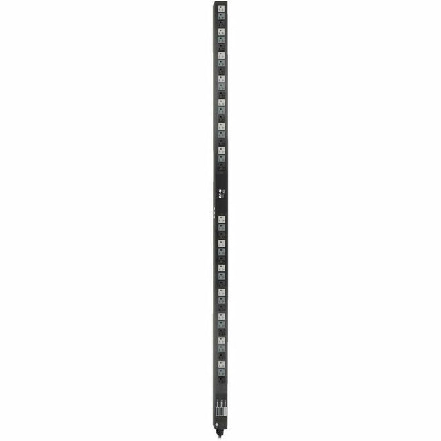 Eaton Tripp Lite Series 5.7kW 3-Phase Basic PDU - 42 NEMA 5-15/20R 120V Outlets, 208V L21-20P Input, 6 ft. Cord, 70 in. 0U Rack