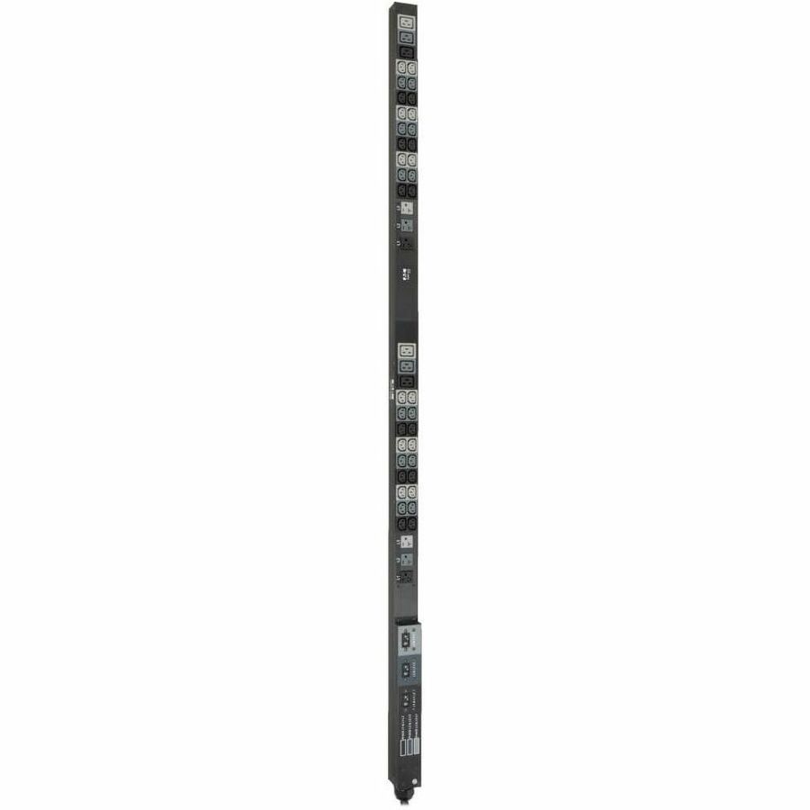 Eaton Tripp Lite Series 8.6kW 208/120V Three-Phase Basic PDU - 48 Outlets (36 C13, 6 C19, 6 5-15/20R), L21-30P Input, 6 ft. Cord, 70 in. 0U Rack