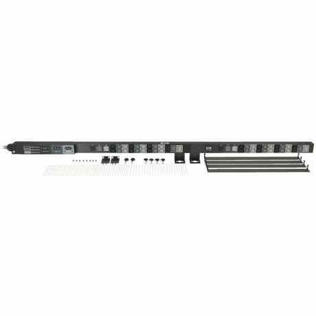 Eaton Tripp Lite Series 8.6kW 208/120V Three-Phase Basic PDU - 48 Outlets (36 C13, 6 C19, 6 5-15/20R), L21-30P Input, 6 ft. Cord, 70 in. 0U Rack
