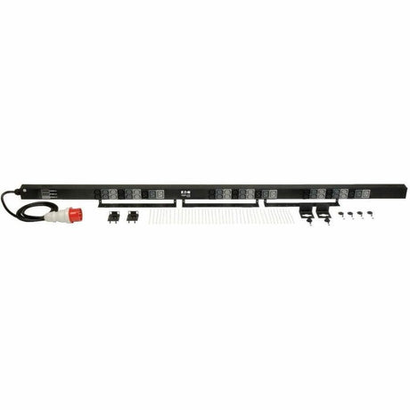 Eaton Tripp Lite Series 11.5kW 3-Phase Basic PDU - 45 208-240V Outlets (36 C13, 9 C19), IEC 309 16/20A Red 360-415V Input, 6 ft. Cord, 70 in. 0U