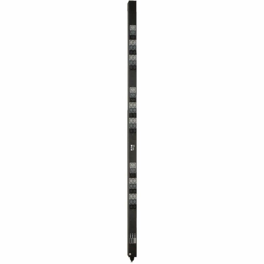 Eaton Tripp Lite Series 11.5kW 3-Phase Basic PDU - 45 208-240V Outlets (36 C13, 9 C19), IEC 309 16/20A Red 360-415V Input, 6 ft. Cord, 70 in. 0U