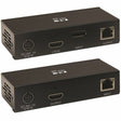 Eaton Tripp Lite Series DisplayPort to HDMI over Cat6 Extender Kit, KVM Support, 4K 60Hz, 4:4:4, USB, PoC, HDCP 2.2, 230 ft., TAA