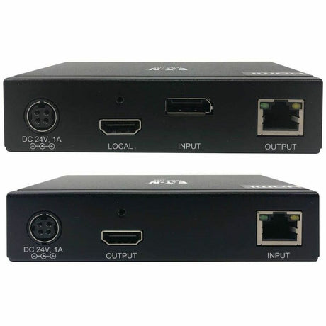 Eaton Tripp Lite Series DisplayPort to HDMI over Cat6 Extender Kit, KVM Support, 4K 60Hz, 4:4:4, USB, PoC, HDCP 2.2, 230 ft., TAA
