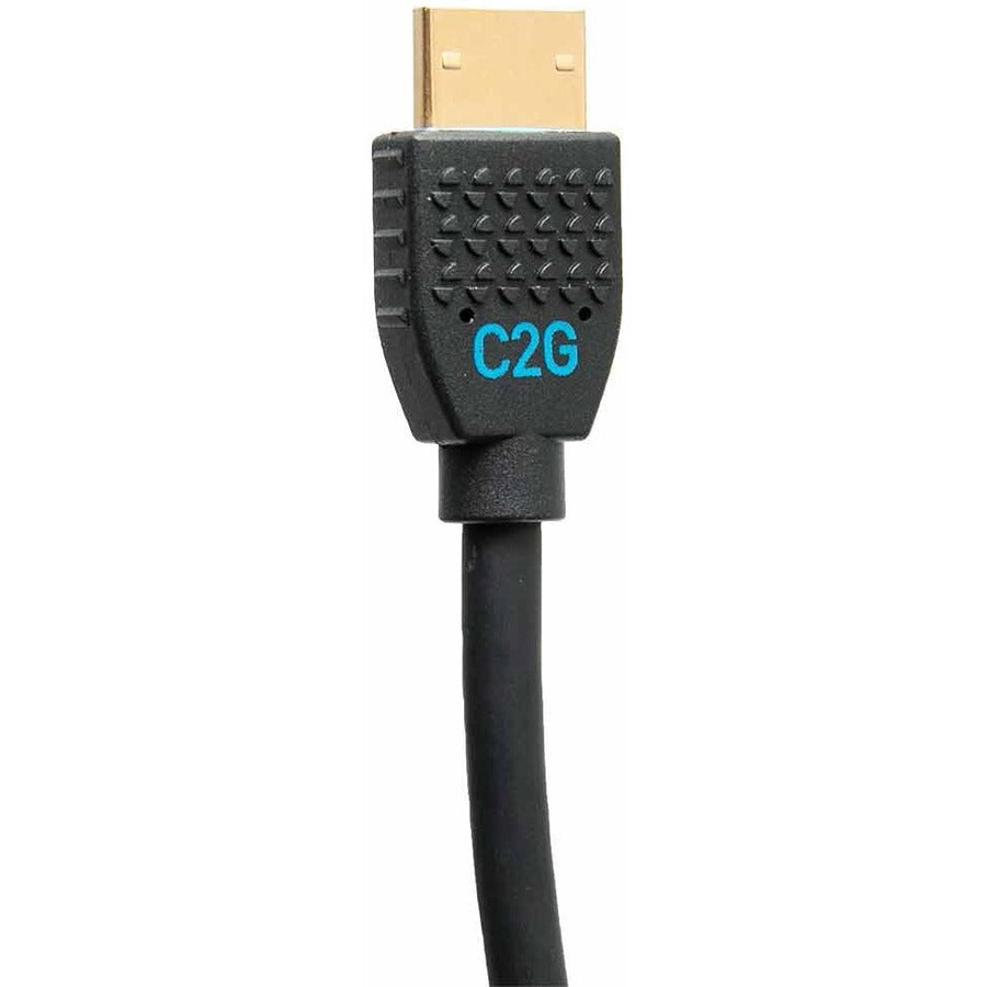 C2G 2ft Performance Series Ultra Flexible High Speed HDMI Cable w Ethernet - In-Wall CMG Rated - 4K 60Hz - M/M - Black