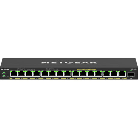 Netgear 16-Port High-Power PoE+ Gigabit Ethernet Plus Switch (231W) with 1 SFP Port