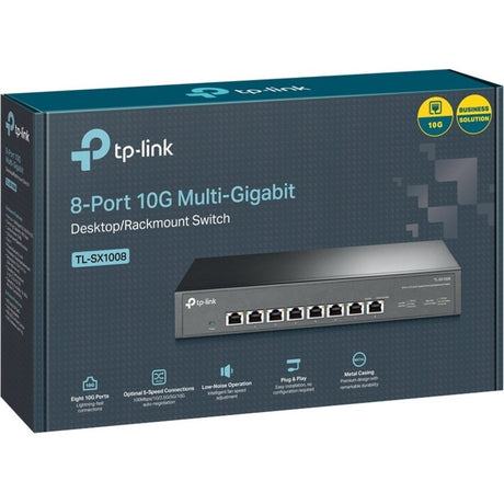 TP-Link TL-SX1008 - 8 Port 10G/Multi-Gig Unmanaged Ethernet Switch