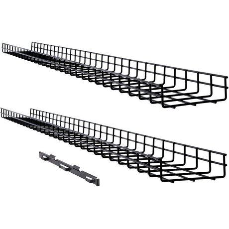 Eaton Tripp Lite Series Wire Mesh Cable Tray - 150 x 50 x 1500 mm (6 in. x 2 in. x 5 ft.), 2-Pack