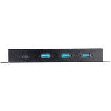 StarTech.com 4 Port USB C Hub 10Gbps - Metal Industrial USB 3.2 Gen 2 Type-C Hub - 3A/1C - USB-C or USB-A Host - Mountable - ESD/Surge