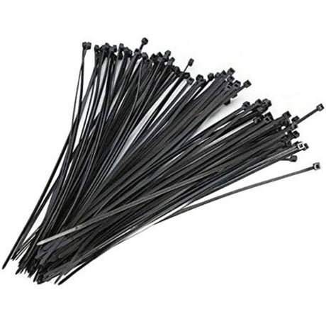 100PK 8IN CABLE TIES BLACK