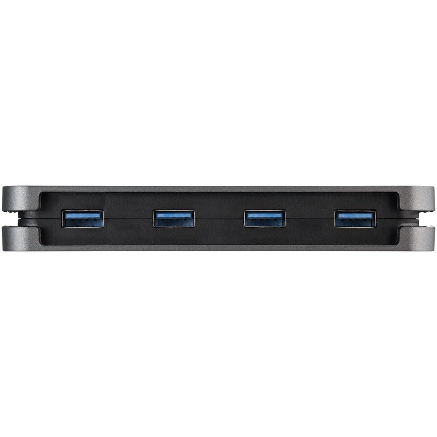 StarTech.com 4 Port USB 3.0 Hub, 4x USB-A, 5Gbps Laptop/Desktop USB Type-A Hub, USB Bus Powered, 28cm Long Cable with Cable Management