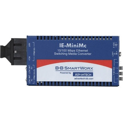 B+B SmartWorx Industrial Grade 10/100 Mbps Miniature Media Converter