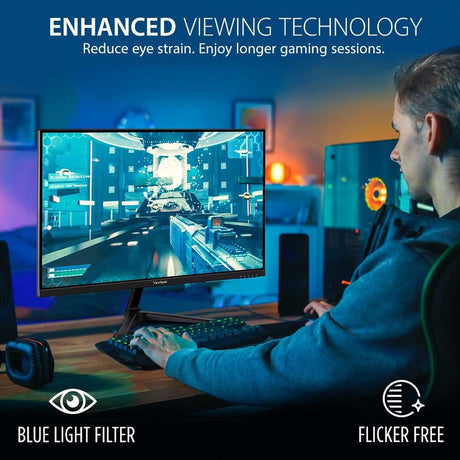 ViewSonic VX2718-P-MHD 27" OMNI 1080p 1ms 165Hz Gaming Monitor with Adaptive Sync