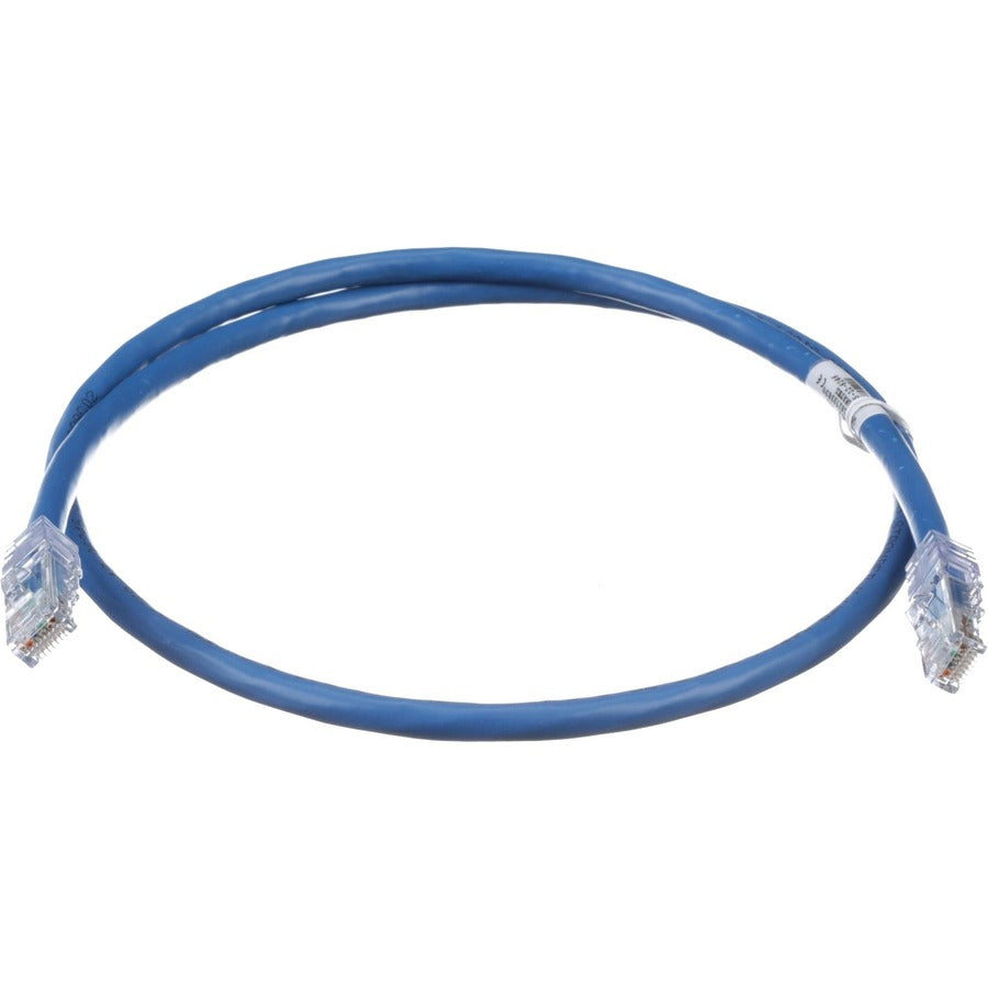 1FT CAT6A YELLOW 10GB/S UTP PC