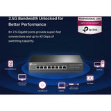 TP-Link TL-SG108-M2 - 8-Port Multi-Gigabit Unmanaged Network Switch
