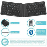 Targus Ergonomic Foldable Bluetooth Antimicrobial Keyboard