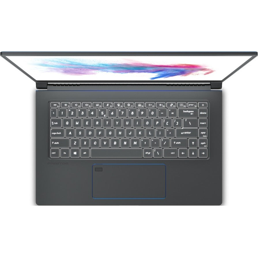 MSI Prestige 15 A10SC-439 15.6" Notebook - 4K UHD - Intel Core i7 10th Gen i7-10710U - 32 GB - 1 TB SSD - Gray with Blue Diamond Cut