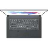 MSI Prestige 15 A10SC-439 15.6" Notebook - 4K UHD - Intel Core i7 10th Gen i7-10710U - 32 GB - 1 TB SSD - Gray with Blue Diamond Cut