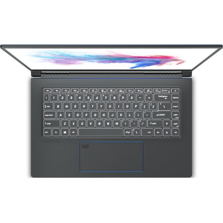 MSI Prestige 15 A10SC-439 15.6" Notebook - 4K UHD - Intel Core i7 10th Gen i7-10710U - 32 GB - 1 TB SSD - Gray with Blue Diamond Cut