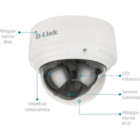 D-Link Vigilance DCS-4618EK 8 Megapixel HD Network Camera - Dome