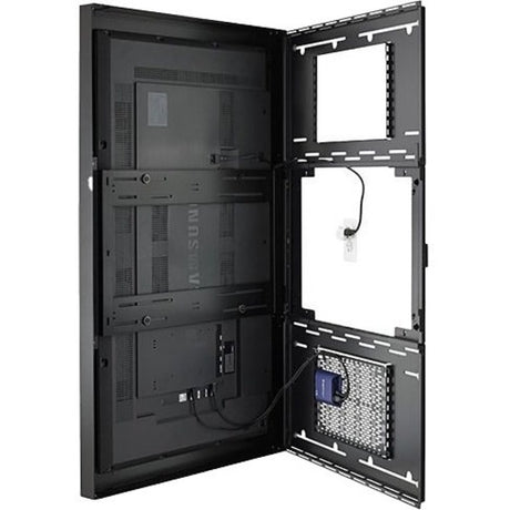 Chief Impact On-Wall Kiosk with Protective Glass - Portrait 55 Inch White