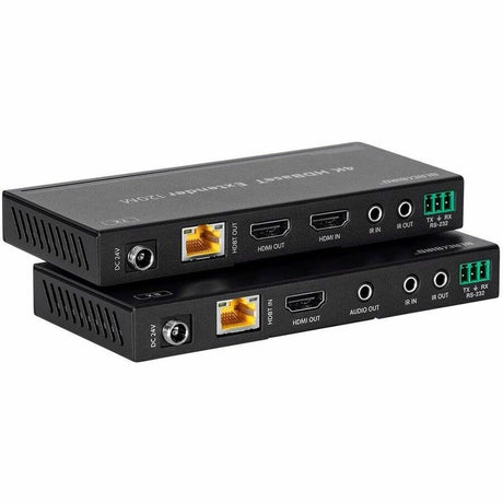 Monoprice Blackbird 4K HDBaseT Extender Kit, 120m, HDR, 18Gbps, 4K@60Hz, YCbCr 4:4:4, HDCP 2.2, PoC, RS-232, Loop Out and Bidirectional IR