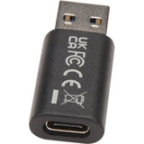 V7 USB A USB 3.2 Gen1 Male to USB-C Female 5 Gbps Black