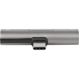 StarTech.com USB C Audio & Charge Adapter, USB-C Audio Adapter with 3.5mm Headset Jack and USB Type-C PD Charging, For USB-C Phone/Tablet