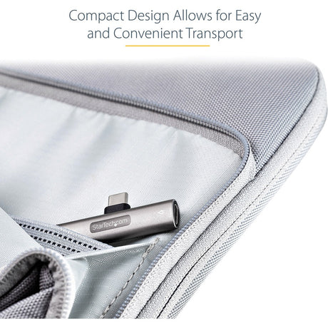 StarTech.com USB C Audio & Charge Adapter, USB-C Audio Adapter, USB C Audio Headset Port and USB Type-C PD Charger, For USB-C Phone/Tablet