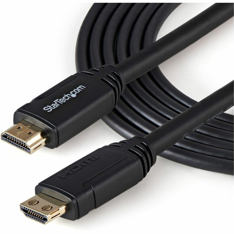 StarTech.com 9.8ft (3m) HDMI 2.0 Cable, 4K 60Hz Premium Certified High Speed HDMI Cable w/Ethernet, UHD HDMI Cord, M/M Gripping Connectors