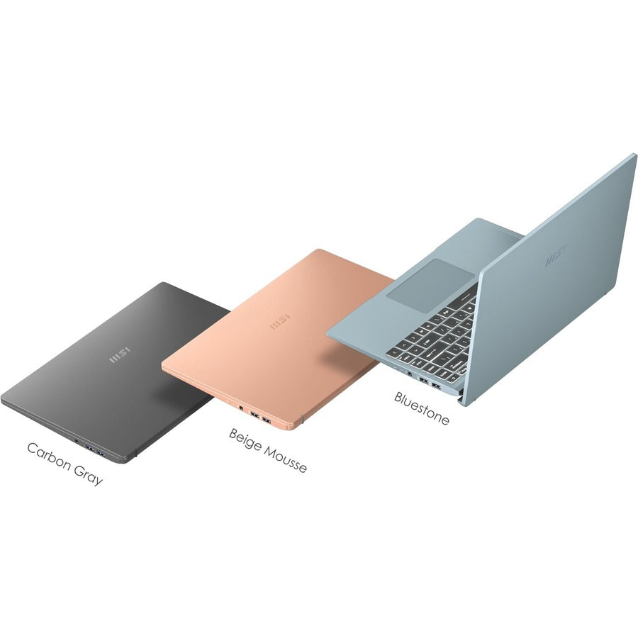 MSI Modern 14 B11MO-240 14" Rugged Notebook - Full HD - Intel Core i7 11th Gen i7-1165G7 - 8 GB - 512 GB SSD - Carbon Gray