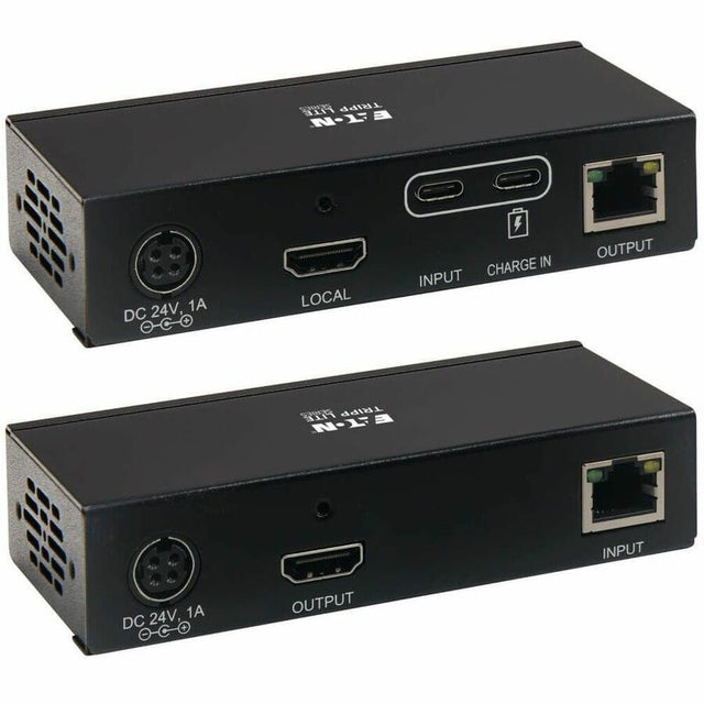 Eaton Tripp Lite Series USB-C to HDMI over Cat6 Extender Kit, KVM Support, 4K 60Hz, 4:4:4, USB, PoC, HDCP 2.2, up to 230 ft., TAA