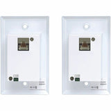 Eaton Tripp Lite Series HDMI over Cat6 Extender Kit, Wallplate, 4K 60Hz, 4:4:4, IR, PoC, HDR, HDCP 2.2, 230 ft., TAA