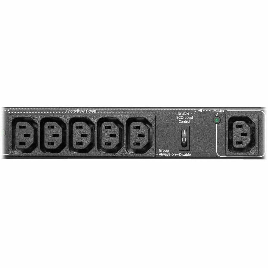 Eaton Tripp Lite Series 200-250V 10A Single-Phase Hot-Swap PDU with Manual Bypass - 6 C13 Outlets, 2 C14 Inlets, 1U Rack/Wall
