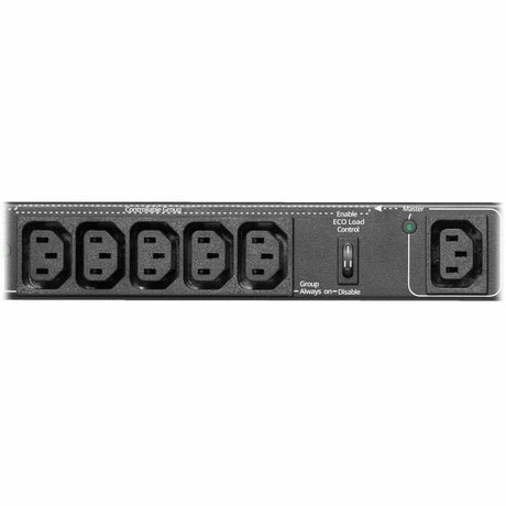 Eaton Tripp Lite Series 200-250V 10A Single-Phase Hot-Swap PDU with Manual Bypass - 6 C13 Outlets, 2 C14 Inlets, 1U Rack/Wall