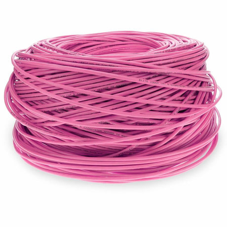 1000FT PINK CAT6 STP PLENUM