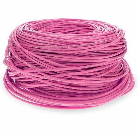 1000FT PINK CAT6 STP PLENUM