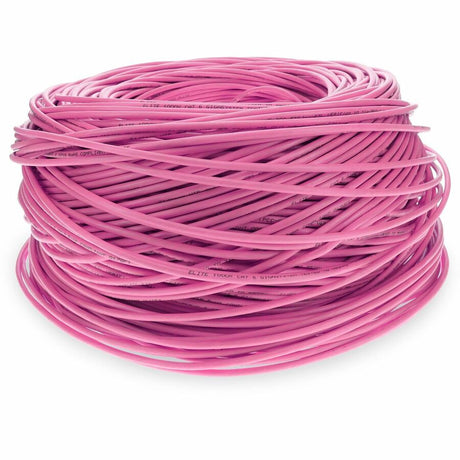 1000FT PINK CAT6 STP PLENUM