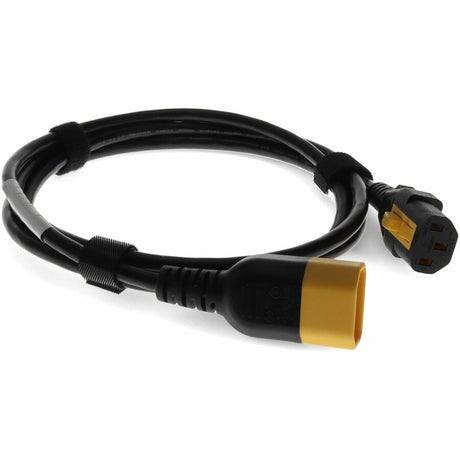 AddOn 6ft C13 (Locking) Female to C14 (Locking) Male 18AWG Black 100-250V Power Cable