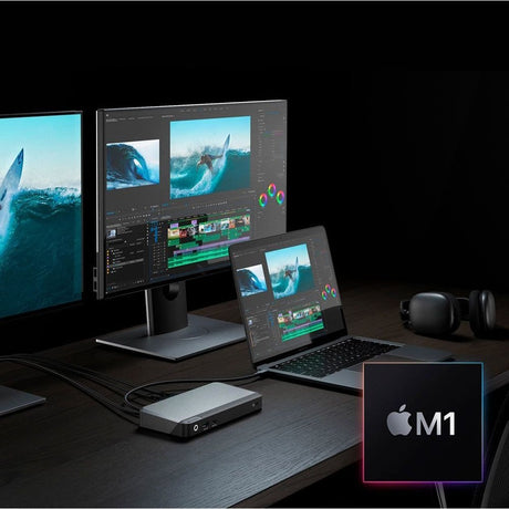 Alogic Universal Dock Dual Display Screen 4K docking station with 65W power delivery PD DP Alt Mode USB-C and USB-A devices