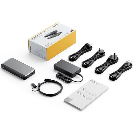 Alogic Universal Dock Dual Display Screen 4K docking station with 65W power delivery PD DP Alt Mode USB-C and USB-A devices