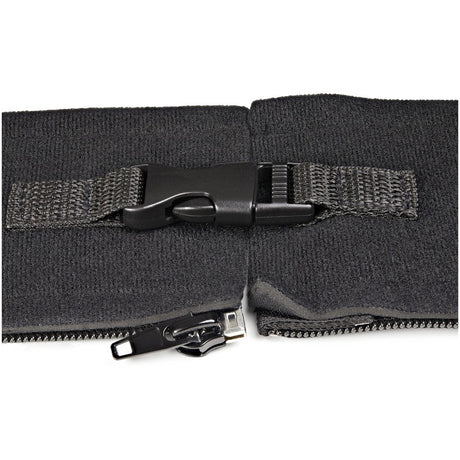 StarTech.com 40" Neoprene Cable Management Sleeve with Zipper/Buckle, Computer/PC Cord Cover, Flexible Cable Sleece/Organizer Wrap, Black