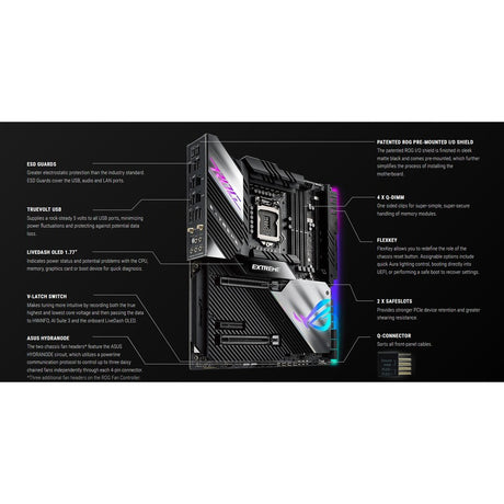 Asus ROG Maximus XIII Extreme Desktop Motherboard - Intel Z590 Chipset - Socket LGA-1200 - Intel Optane Memory Ready - Extended ATX