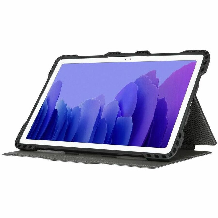 Targus Pro-Tek THZ888GL Carrying Case (Folio) for 10.4" Samsung Galaxy Tab A7 Tablet - Black/Charcoal
