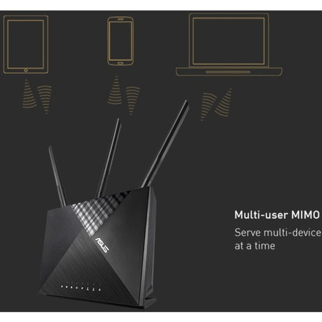 Asus RT-AC67P Wi-Fi 5 IEEE 802.11a/b/g/n/ac Ethernet Wireless Router