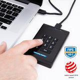 SecureDrive 1 TB Portable Hard Drive - External