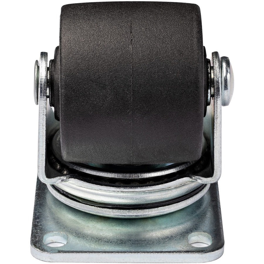 StarTech.com Heavy Duty Casters for Server Racks/Cabinets, Set of 4 Universal M6 2-inch Caster Wheels Kit, 45x75mm Pattern Casters, Swivel