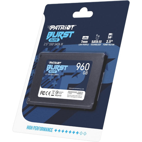 Patriot Memory Burst Elite 960 GB Solid State Drive - 2.5" Internal - SATA (SATA/600)