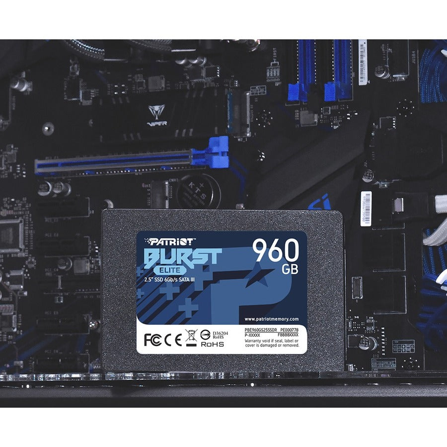 Patriot Memory Burst Elite 960 GB Solid State Drive - 2.5" Internal - SATA (SATA/600)