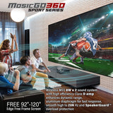 EliteProjector MosicGO MGS-AR103C3 Ultra Short Throw DLP Projector - 16:9 - Portable - Black