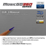 EliteProjector MosicGO MGS-AR103C3 Ultra Short Throw DLP Projector - 16:9 - Portable - Black